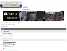 Tablet Screenshot of forum.computerlounge.co.nz